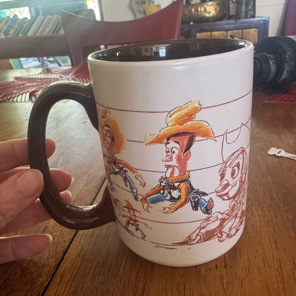 Toy Story Woody Mug - Brown and White